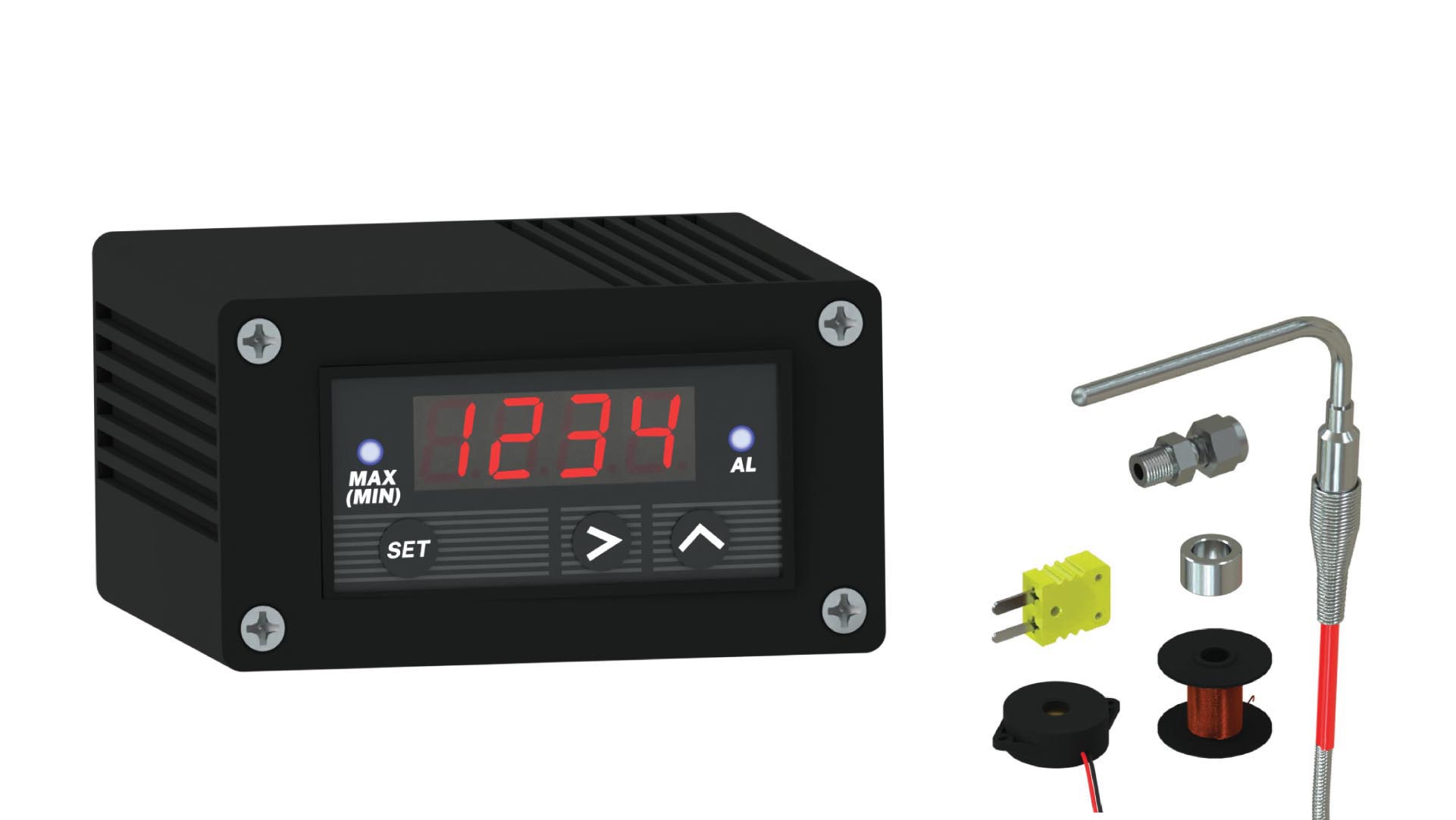 EGT Digital PMD1XT Series Pyrometer Gauge Kit Diesel Pusher Motorhome